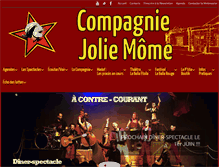 Tablet Screenshot of cie-joliemome.org